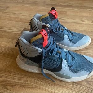 Jordan Sneakers in Blue and Green